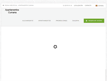 Tablet Screenshot of apartamentoscumana.com